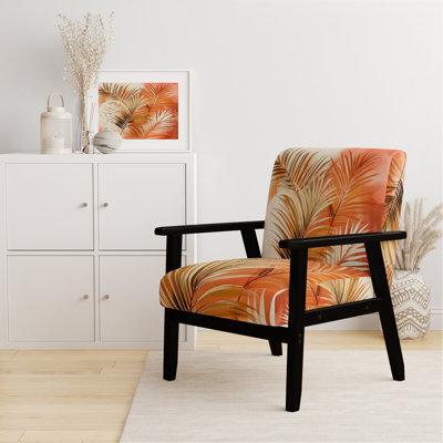Chaise d'appoint Palm Trees - Fauteuil en terre cuite Palm Vibes