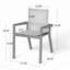 Ensemble de 2 chaises de patio d'extérieur