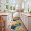 Tapis intérieur/extérieur Alsaedi floral vert/bleu/orange-1240071292