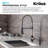KRAUS Britt Single Handle Commercial Style Kitchen Faucet-98373821-98373827