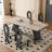 Ingelise Solid Wood Base Dining Table-1170764252