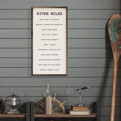 River Rules White