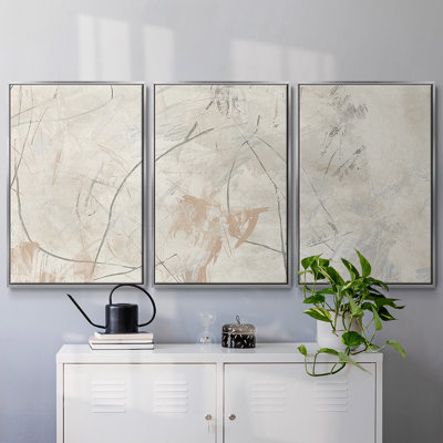 Terre Cotta Trace I - Multi Piece Framed Canvas