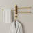 Wall-Mount Swivel Towel Bar With Hooks-119751707
