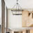 32- Light Dimmable Lantern Wagon Wheel Chandelier-105552705