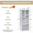 4-Layer Irregular Open Shelf Bookcase-239407013