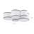 5-Light Cluster Drum Flush Mount Ceiling Light-1803727859
