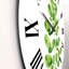 Moringa Branch Tropical Tree Foliage - Horloge murale de ferme-60327879