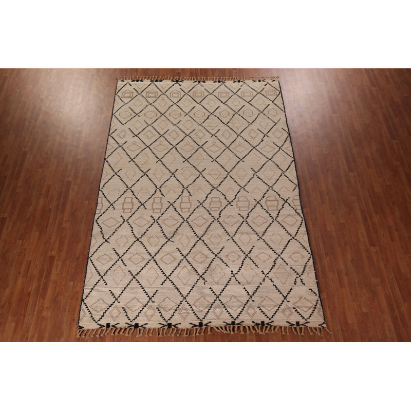 Tapis oriental à motif treillis marocain All-Over