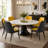 Faux Leather Upholstered Solid Back Side Chair-2058058658