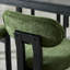 Chaise rembourrée moderne en bois massif avec dossier, belle chaise d'appoint pour salle à manger, bureau et salon-89826661