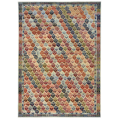 New Indian Boteh Wool On Cotton 10Ftx14ft1in Ivory