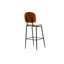 Upholstered Counter Stool with Metal Frame-107256674