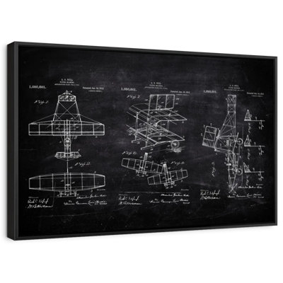 Avion, impression sur toile
