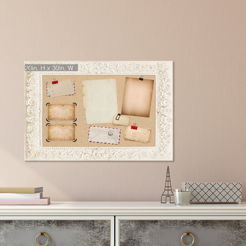 Tableau à effacer mural «Love Letters», 20" H x 30" W x 0,75" D