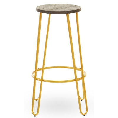 Counter Stool with Metal Frame