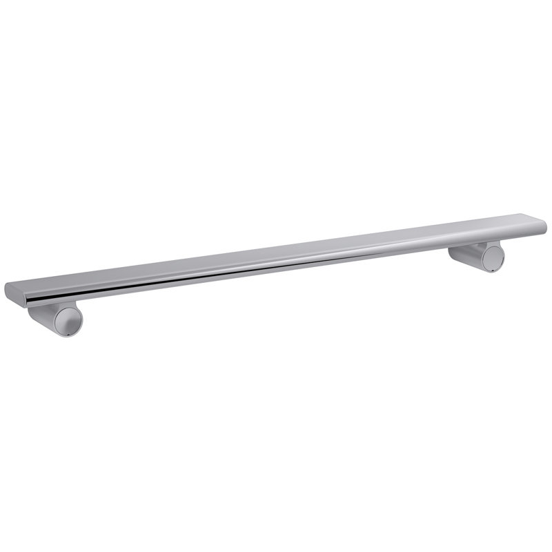 Choreograph Shelving, Bright Polished Silver
