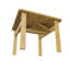 Square Redwood Outdoor Dining Table With Umbrella Hole , 100cm W 100cm D