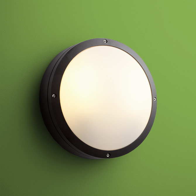 Flush Mounted Sconce, Black