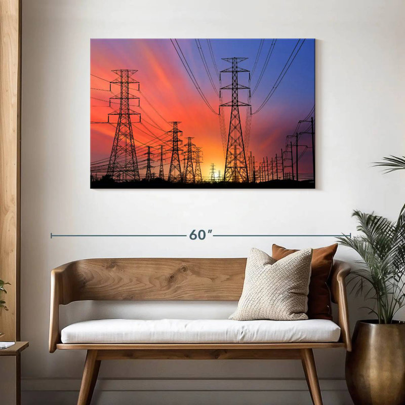Lilie Electricity Pylons, 30" H x 45" W