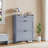 Shoe Cabinet with 2 Flip & 1 Top Drawer, Wooden Adjustable Organizer for Entryway & Living Room-718919492-706500401
