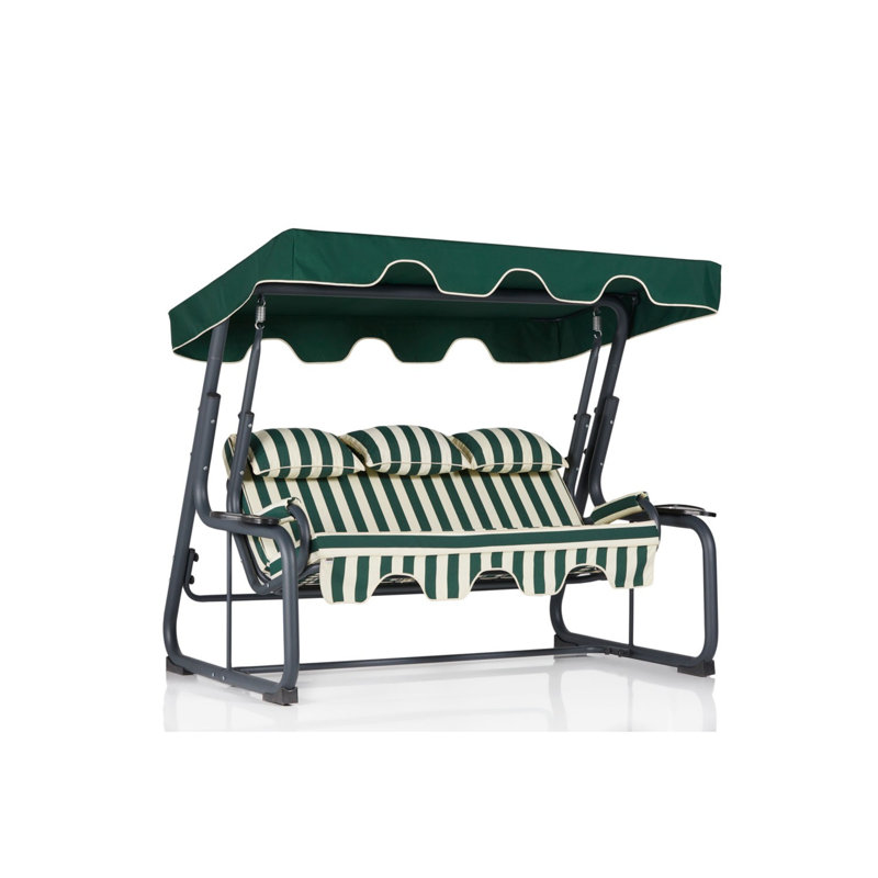 Laughlin 3 Person Porch Swing with Canopy