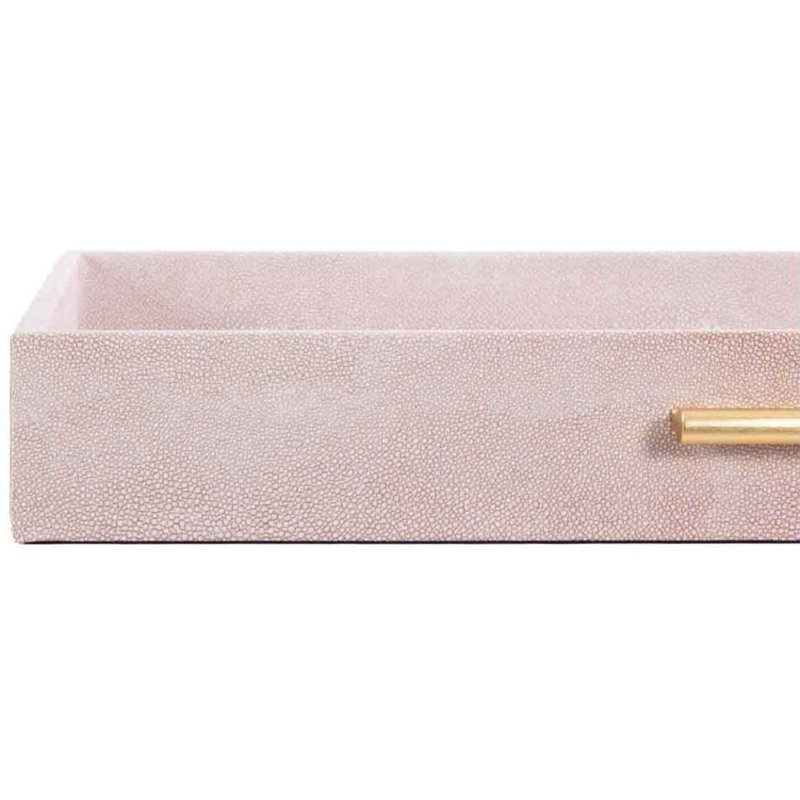 Decorative Tray, Blush, 3" H x 24" W x 24" D