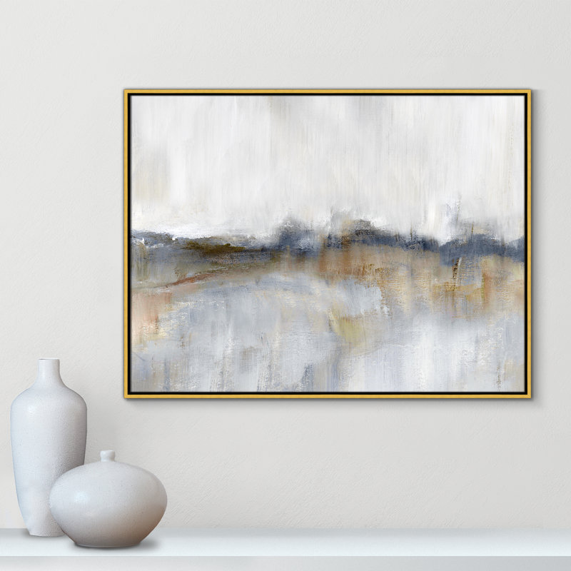 «Autumnal Tide» par Nan - reproduction sur toile flottante, H 31,5 po x l 41,5 po, Doré