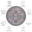 Tapis bleu clair / bleu marine Danna Performance-580370047