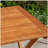 3-Piece Eucalyptus Bistro Set, Square, Natural Oil