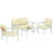 Ivory Cushion/White Frame selected