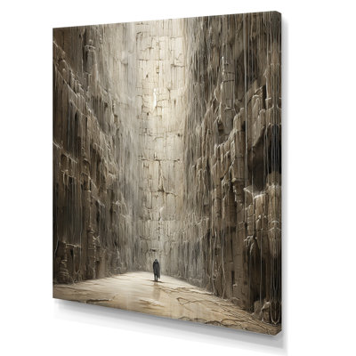" Judaism Wailing Wonder Stone Wall Silence " Print