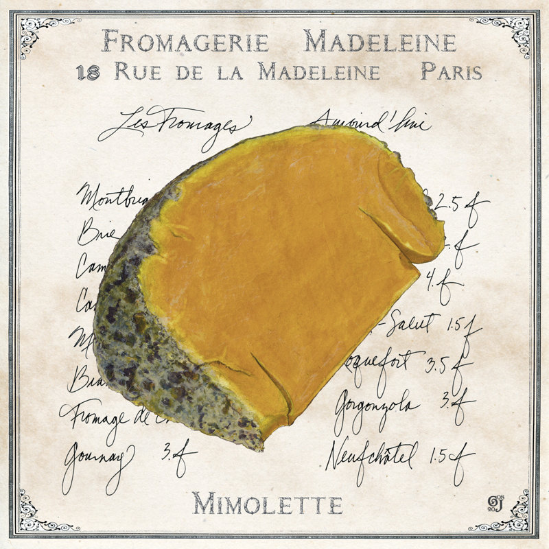 Fromages III by Ginny Joyner - Wrapped Canvas Print, 30cm H x 30cm W