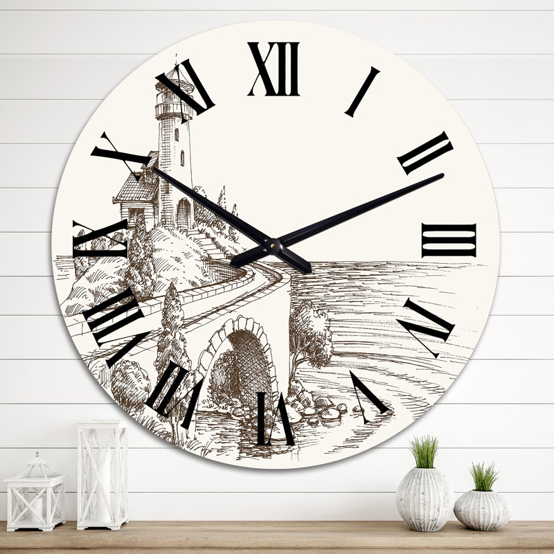Très grande horloge murale Monalda, Grand