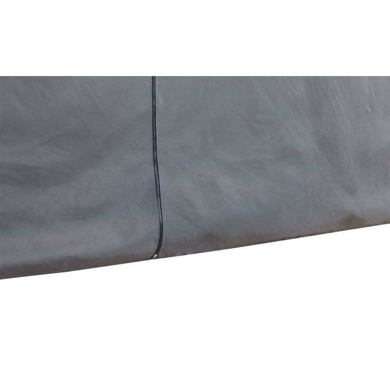 Messina/Mykonos Sojag Gray Fabric Screen for Gazebo, 79.5" H x 131.5" W x 154.7" D