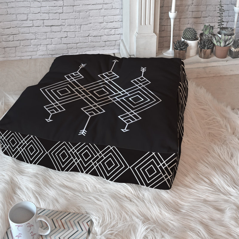 Outdoor Square Pillow Cover & Insert, 23" H x 23" W x 7" D