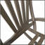 Chaise berçante d'extérieur en bois d'acacia avec panneau de pied rétractable, chaise berçante berçante pour patio, balcon,