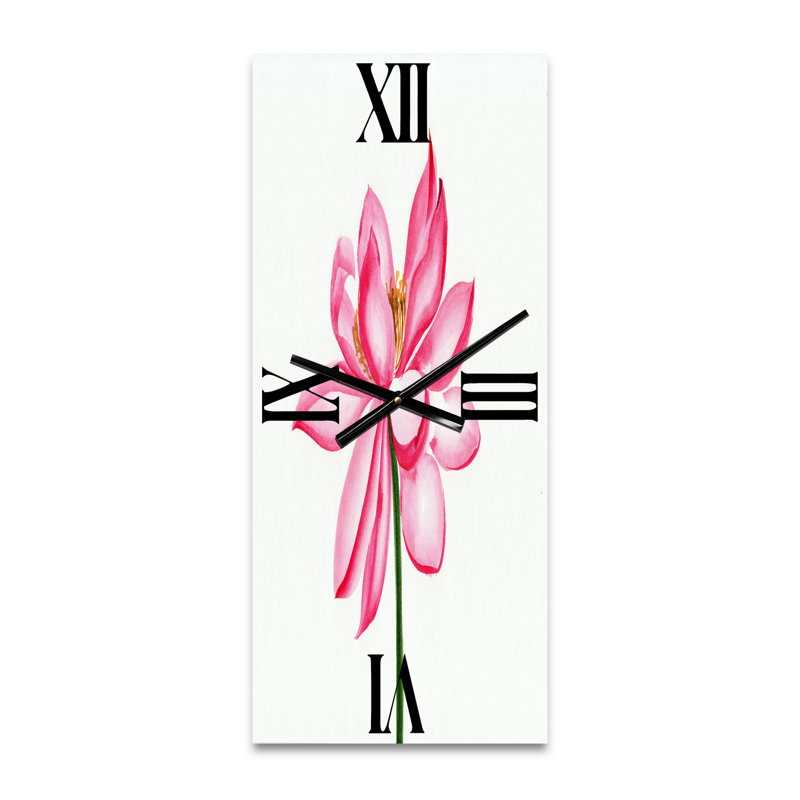 Détail d'une horloge murale Lotus, Grand