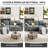 George 81" Upholstered Corduroy L Shape Modular Sectional Sleeper Sofa with Pull Out Bed and Storage Ottoman-2100546892