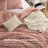 Bedsure Cotton Comforter with Throw Waffle Blanket and Decorative Pillow,Bedding Comforter Sets-110189444-110189447