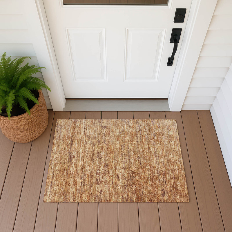 Tapis ikat intérieur / extérieur lavable à la machine Chantille ACN2324, Rectangle 1 pi 8 po x 2 pi 6 po
