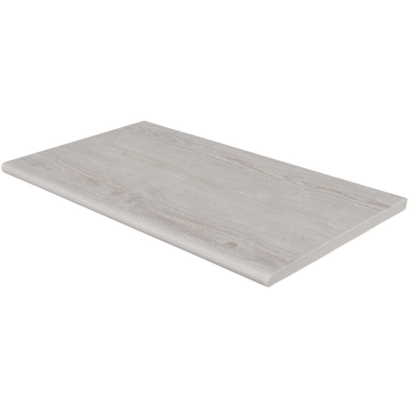 Duravia 13 in. x 24 in. x 0.79 in. Matte Porcelain Pool Coping (4.33 sq. ft./unit, 2 Piece), Greige