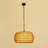Amenadiel 3 - Light Woven Drum Pendant Light