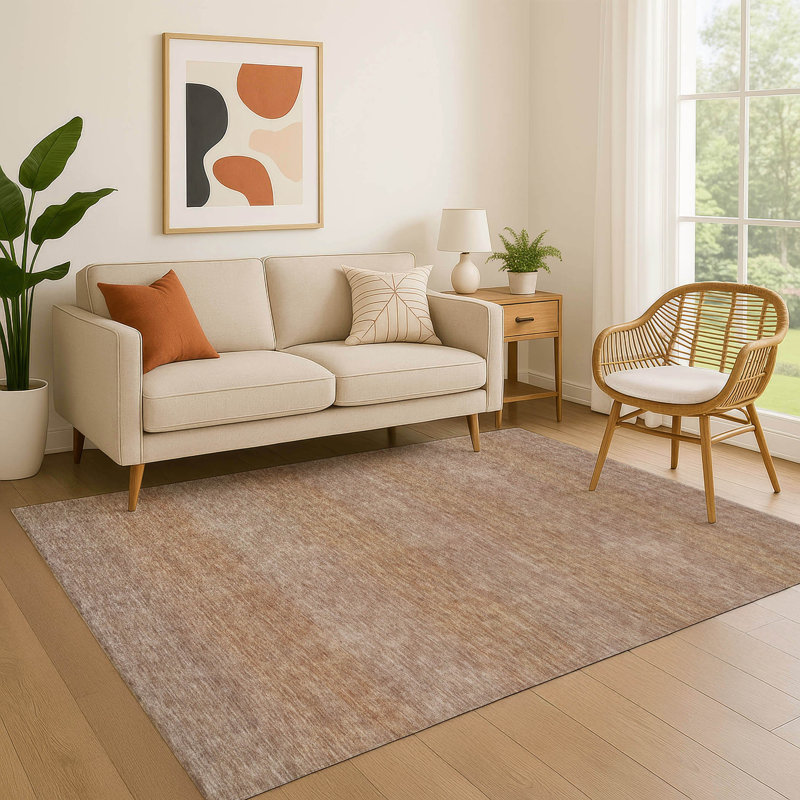 Premium Machine Washable Lubbers AMF1733 Stripe Rug, Rectangle 8' x 10'