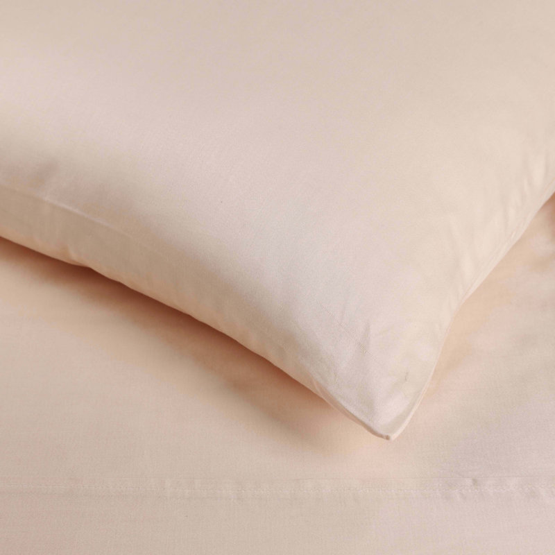 Taie d'oreiller en mélange de coton égyptien 400 fils Luxor Treasures, Très grand lit, Beige