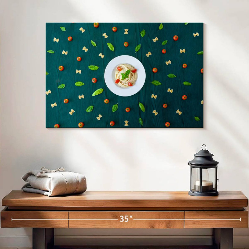 Motif de pâtes italiennes, H 16 po x l 24 po