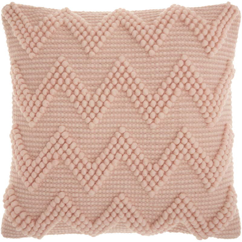 Housse et insert de coussin carré, Ros, H 20 po x l 20 po x P 6 po, Carrée