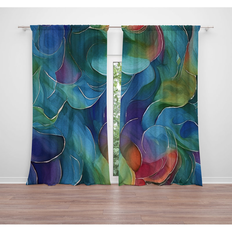 Paire de rideaux obscurcissant en polyester Trinton, L 40 po x L 52 po