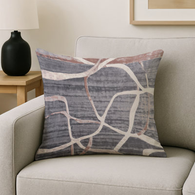 Coussin décoratif intérieur / extérieur gris Modern Modern