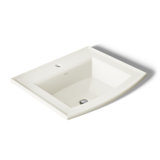 Archer® Vitreous China Rectangular Drop-In Bathroom Sink with Overflow